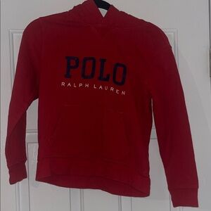 Polo by Ralph Lauren Red Hoodie Sweater this is a full set